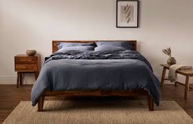 Flax Linen Bed Sheets Silk Snow Canada