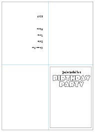kids birthday party invitations templates