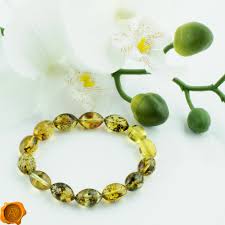 green amber olive bracelet precious amber