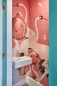 Glossy Bathroom Wall Art Mural Hand