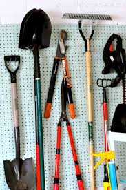garage organization yard tools first