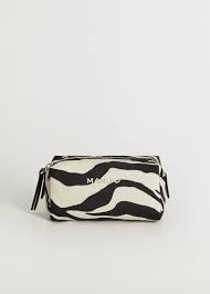 zebra print makeup bag clearance