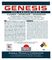 genesis 950 concentrate