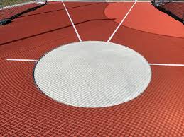 discus throwing and hammer throwing