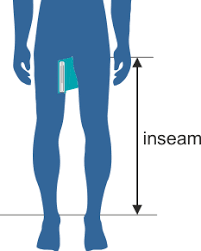 To measure your inseam, simply measure from the inside of your leg, from the inner upper thigh to the heel of your foot. Bike Size Calculator Find Perfect Size For Road Mountain Or City Bikes