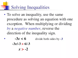 Ppt Solving Inequalities Powerpoint
