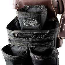 Dead On Tools Do Hsr Leather Hybrid Tool Belt With Suspender Black