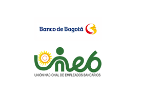 Este logo combina las formas geométricas sin que ello le reste movilidad y ligereza, el resultado es elegante pero fresco. Banco De Bogota Union Nacional De Empleados Bancarios Uneb