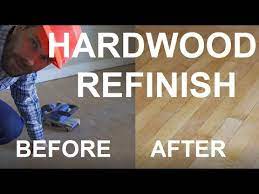 hardwood floors using a belt sander