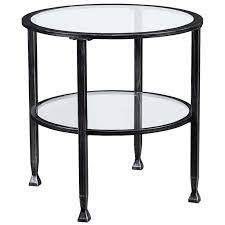 Sei Furniture Jaymes Round Glass Top