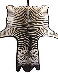 zebra skin grade c felted african