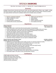 Best Fitness And Personal Trainer Resume Example Livecareer