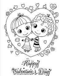 valentines day cards coloring pages