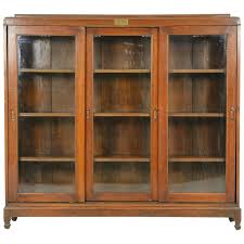 oak display cabinet antique display