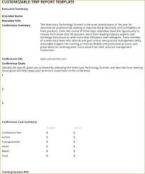 Training Summary Report Template How Conference Summary Report