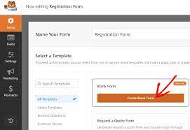 wordpress user registration form
