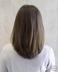 Wavy medium hairstyle with middle part. Pin On Hair Style