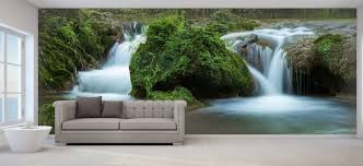 Wasserfall Im Wald Fototapete