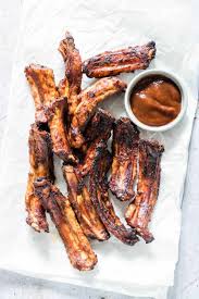 smoky air fryer ribs recipes from a
