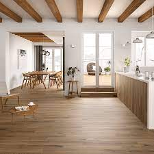 wood look porcelain wall tile elevates