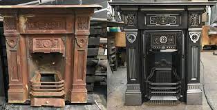 Cast Iron Fireplace Restoration Process