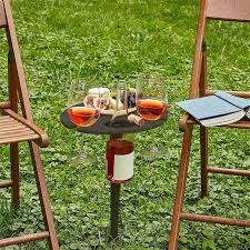 outdoor wine table portable picnic