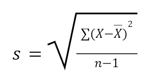 how to calculate standard deviation in