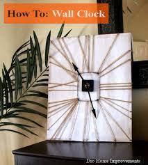 Diy Wall Clock Dio Home Improvements