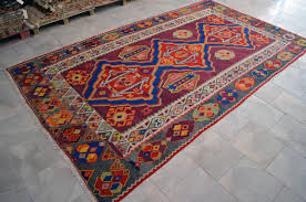 turkish handmade large rug flat weave