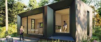 Modern Green Prefab Tiny House Kit
