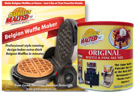 golden malted waffle and pancake mi