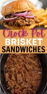 crock pot brisket sandwich recipe