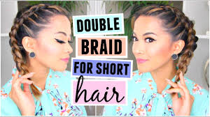 How to make french braids: 10 Best Braids For Short Hair In 2020 How To Braid Short Hair
