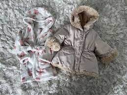 Zara Baby Cream Fur Winter Coat Jacket