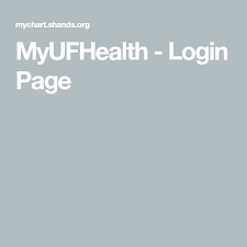 Myufhealth Login Page Medical Login Page