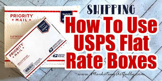 how to use usps flat rate bo for