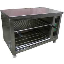 stainless steel salamander grill in