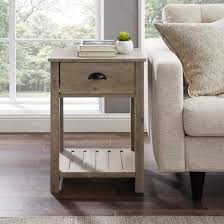 Home Furniture Set Gray Wash End Table