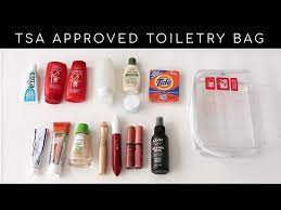 how to pack toiletries makeup and meds