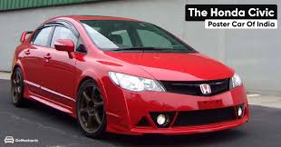 the honda civic the poster car of india