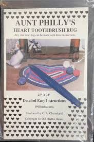 aunt philly s heart toothbrush rug 27