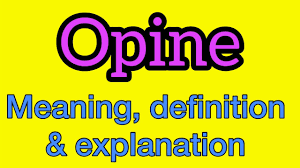 نتیجه جستجوی لغت [opine] در گوگل