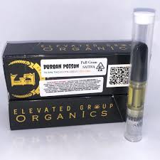 The buds themselves are very resinous and have a very sweet and zesty scent. Sale Full Gram Durban Poison Cartridge Sativa Elevated Group Organics Lifted