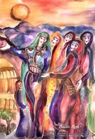 Daughters of Zelophehad by Bonnie Lee Roth | Succession planning, Bonnie, Painting