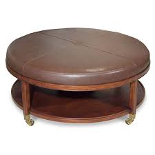 Chase Cocktail Ottoman Round Luxe