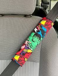 Seat Belt Strap Cover The Avengers With