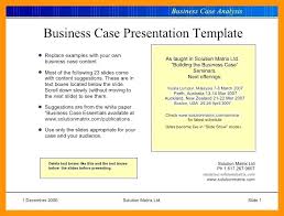 Business Case Analysis Template Ppt Templates In Outlook 2019