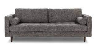 briar gray fabric 3 seater sofa article