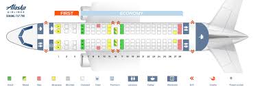 Seat Map Boeing 737 700 Alaska Airlines Best Seats In The Plane