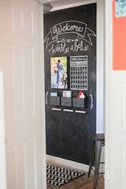 You don't have to wait for santa (or the post office) to drop off your gifts and decor with our convenient pickup options. Erica S Chalkboard Command Center Entryway Makeover Oformlenie Kvartir Milyj Dom Stena